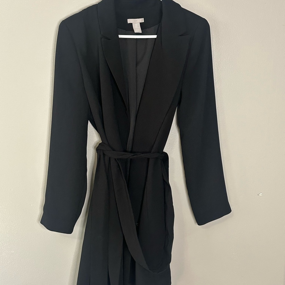 H&M Black Long Sleeve Dress